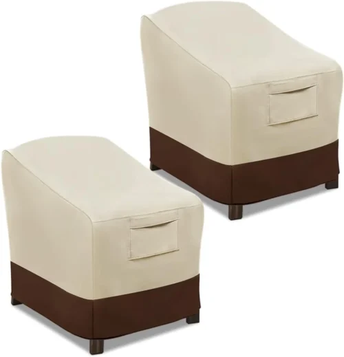Patio Chair Covers, Lounge Deep Seat Cover, Heavy Duty and Waterproof Outdoor Lawn Patio Furniture Covers (2 Pack - For Outdoor Living