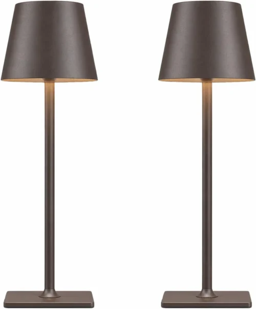 4 Pack Gold Rechargeable Led Cordless Table Lamps