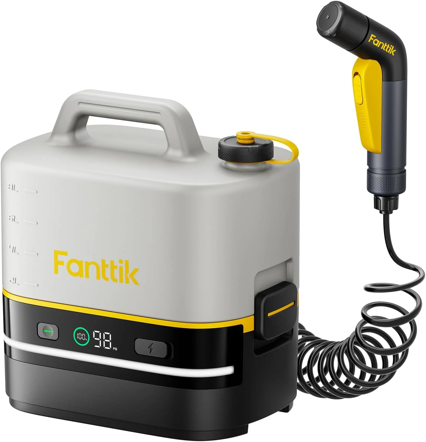 NB10 Nano Portable Cordless Electric Sprayer w/2.1Gal Tank, HD LED Display, 4000mAh Lithium Battery & Built-in