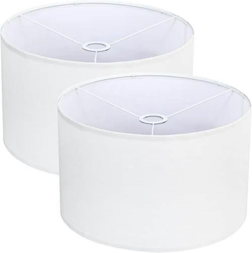 Drum Lamp Shades Set of 2 16 Top x 16 Bottom x 10 High