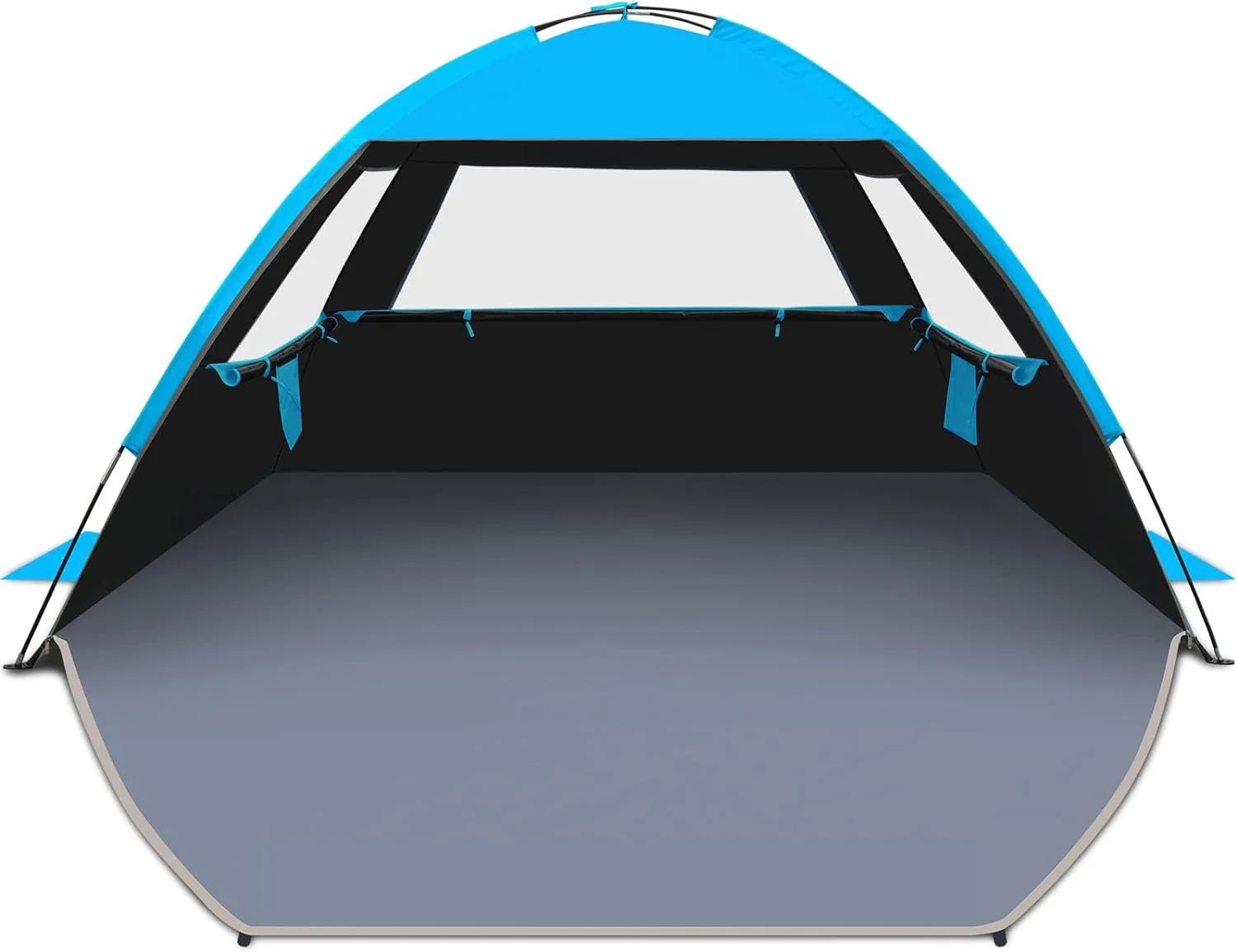 Beach Tent Sun Shelter for 3/4/6/8/10 Person with UPF 50?? UV Protection, Lightweight & Easy Setup Beach Shade - Image 4