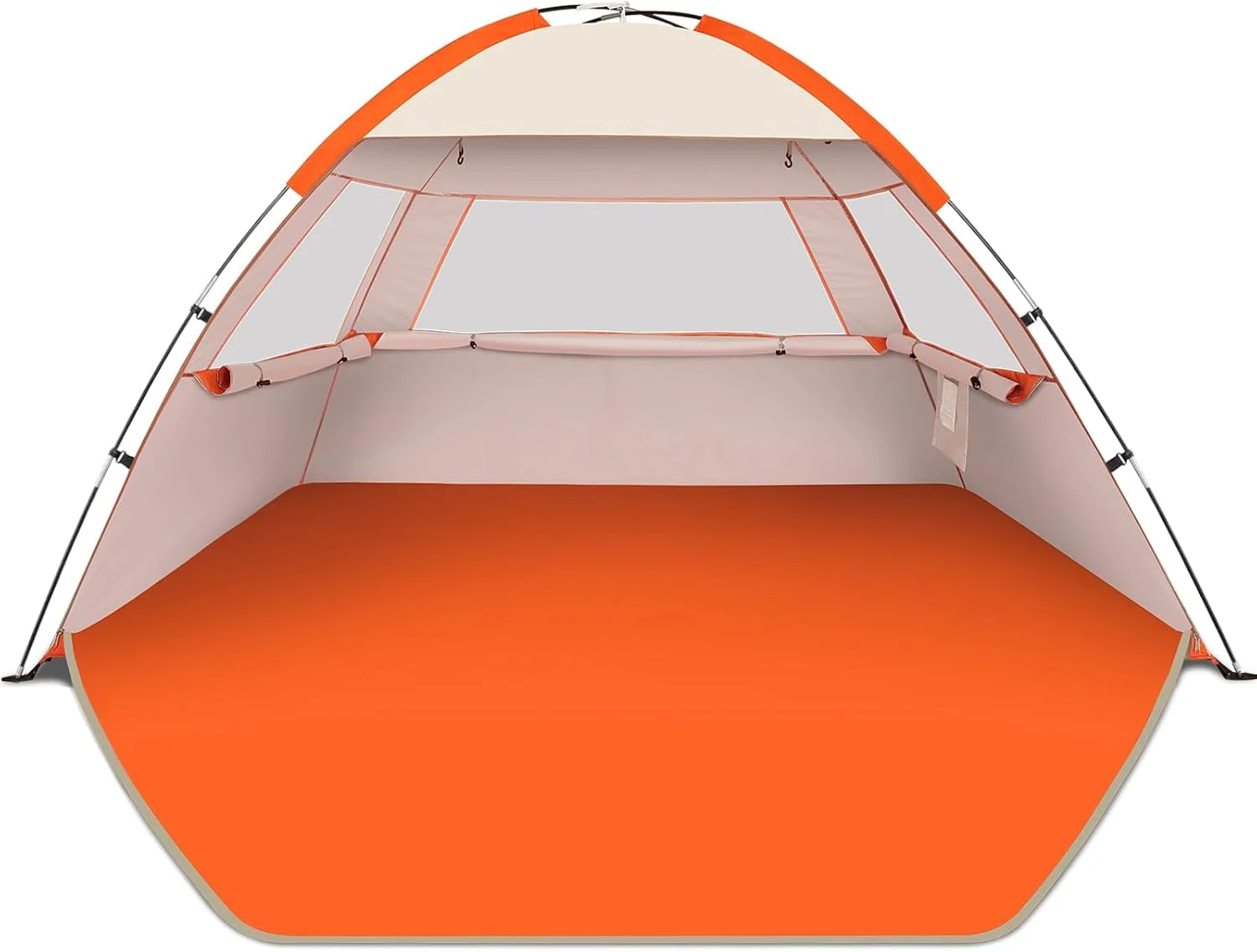 Beach Tent Sun Shelter for 3/4/6/8/10 Person with UPF 50?? UV Protection, Lightweight & Easy Setup Beach Shade - Image 16