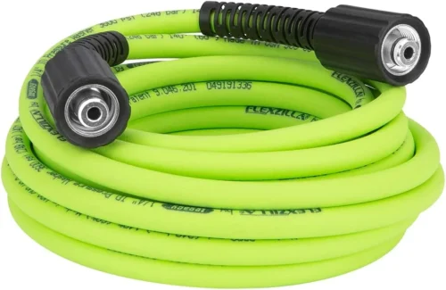 Pressure Washer Replacement Hose, 1/4 in. x 50 ft., 3600 PSI, M22 Fittings, No-Kink, Lightweight, ZillaGreen