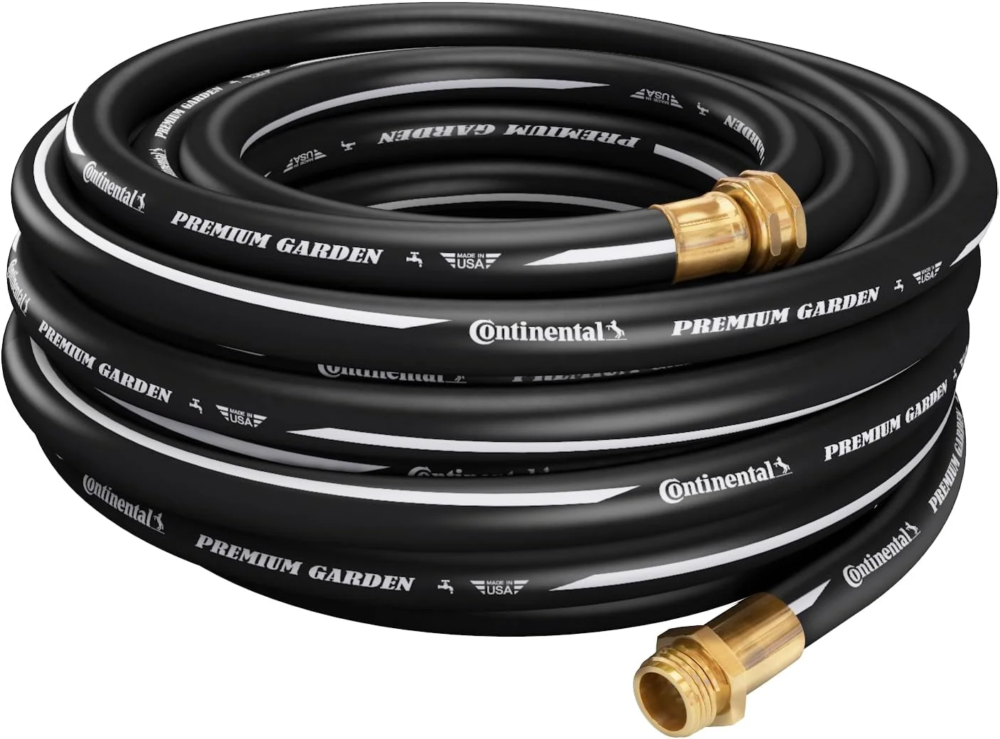 Nook Premium Garden Black Heavy Duty Cold Water Garden Hose, 5/8in Inside Diameter x 100ft Length - Image 4