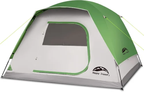 Alternative view of Travel Camping Tent, 4/6 Person Dome Tents for Camping with Rainfly, Waterproof Clip Easy Setup Portable Family