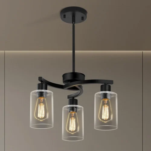 Alternative view of 6 Light Modern Chandeliers for Dining Room