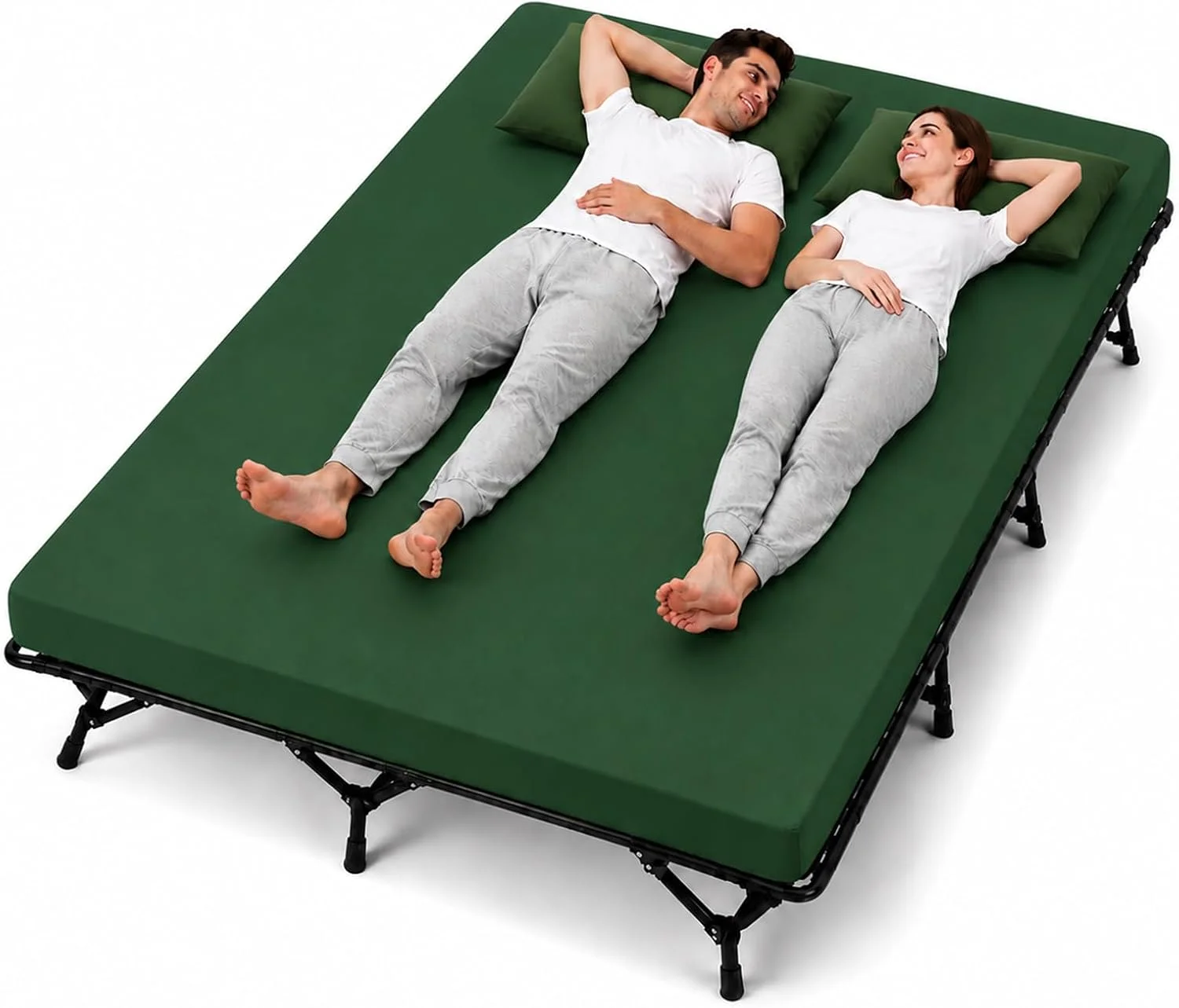 Camping Cot Pad 2 Inch Memory Foam, Camping Pad for Folding Cot and Foldable Cot, Portable Roll Up Camp Gear for - Image 12