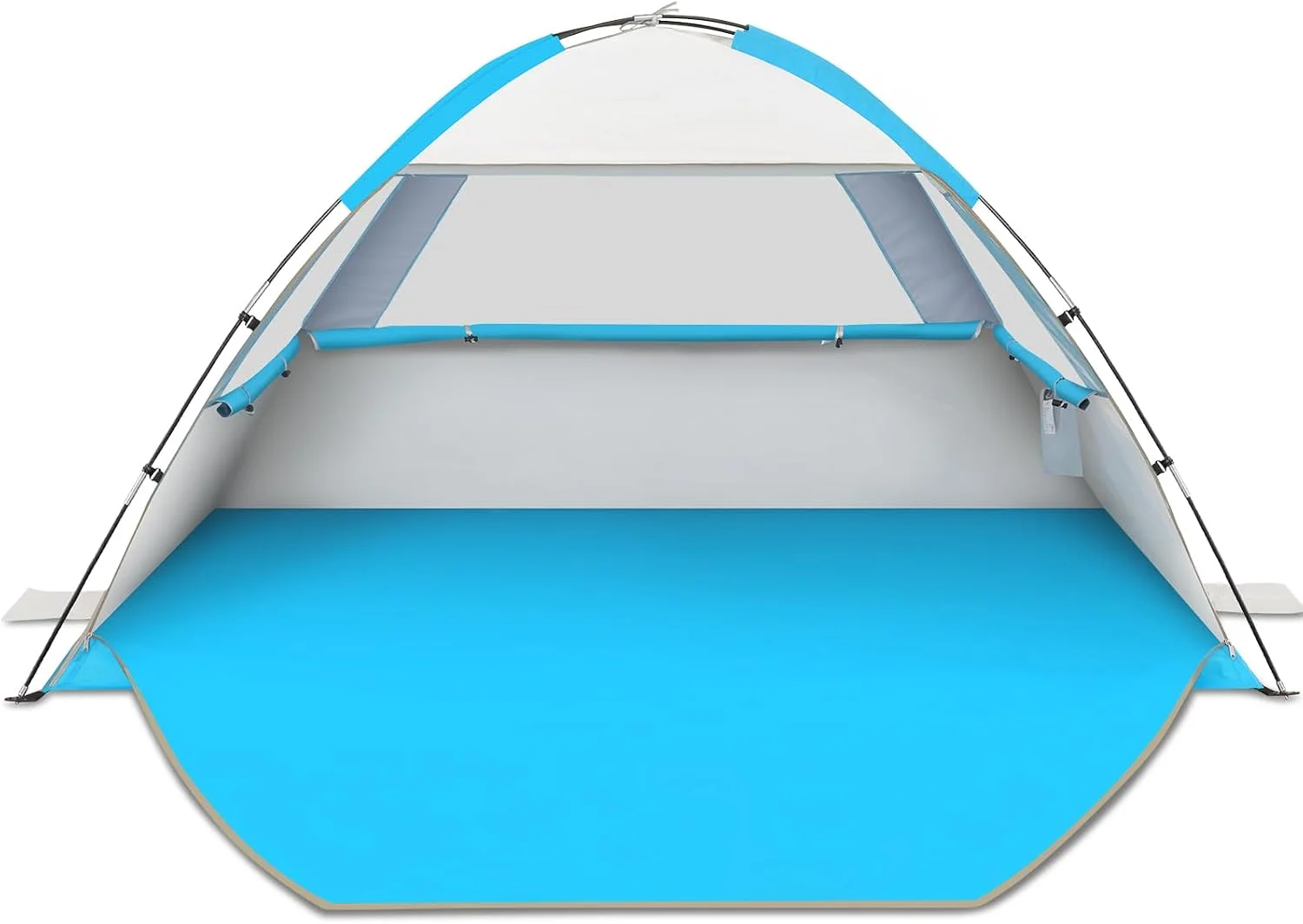 Beach Tent Sun Shelter for 3/4/6/8/10 Person with UPF 50?? UV Protection, Lightweight & Easy Setup Beach Shade - Image 13
