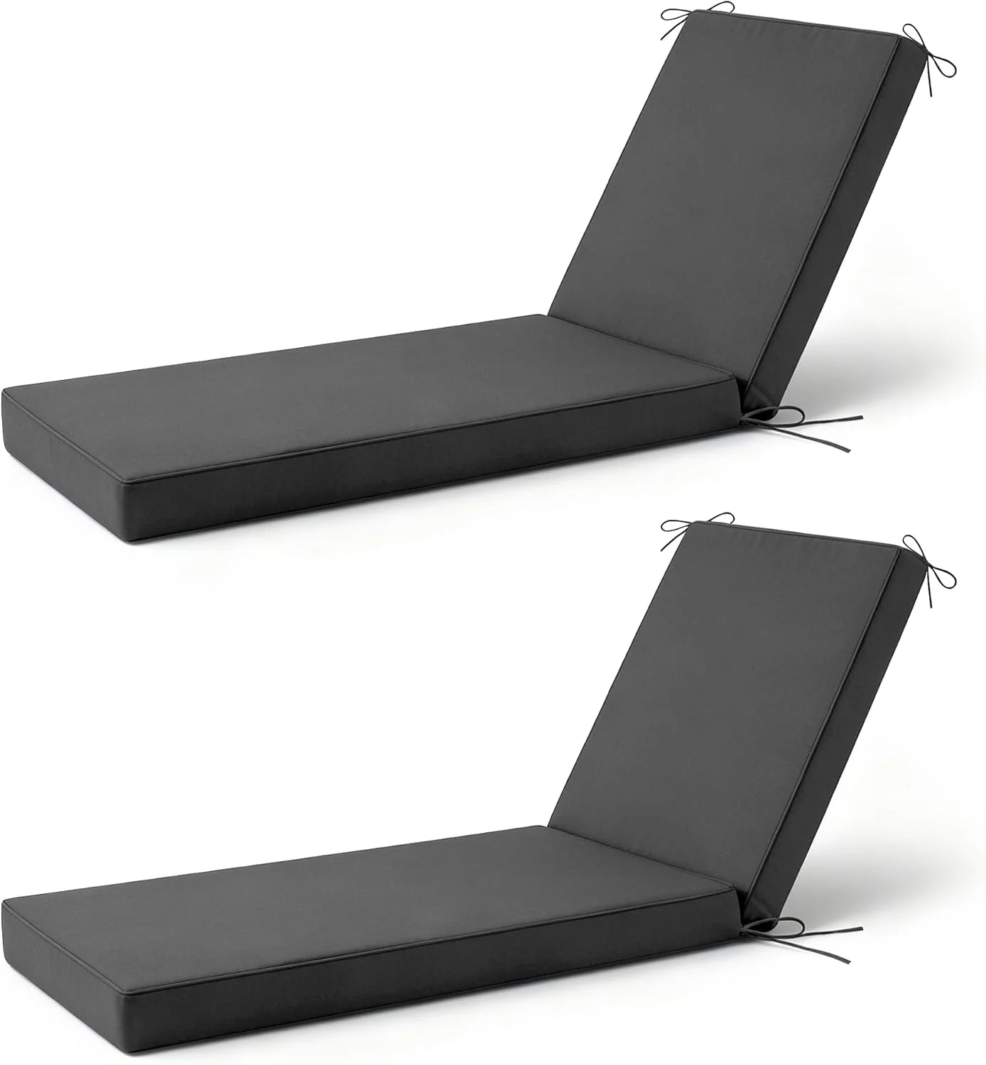 Chaise Lounge Cushions Outdoor, 72x 21x 3 Inch Waterproof & Fade-Resistant Lounge Chair Cushion - Image 8