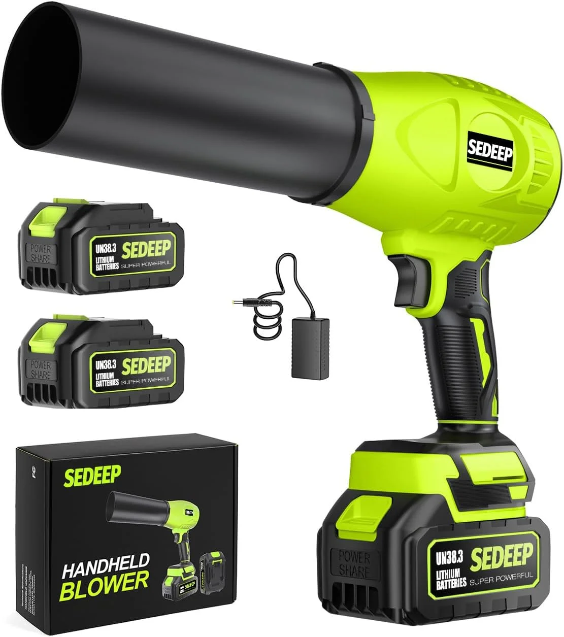 Leaf Blower Cordless with Battery and Charger, 980, 000 RPM, Extended Nozzle, Lightweight Handheld, Blower for - For Yard Cleanup - Image 2