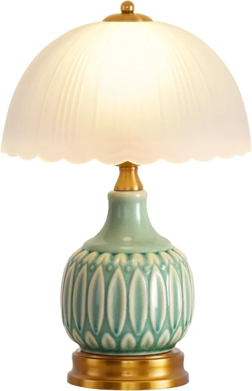 Alternative view of Table Lamps Ceramic Retro Lamp, 15. Modern Bedside Nightstand Traditional Lamps