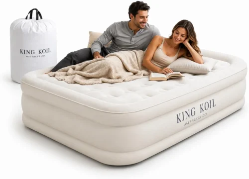 Alternative view of Koil 20 Queen Air Mattress with Built-in High-Speed Pump, CNN Underscored Top Pick, Inflates in 2 Minutes