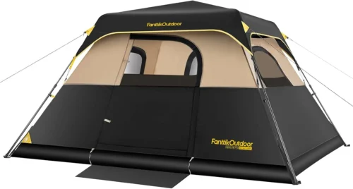 Alternative view of 4/6/8/10 Person Instant Tent for Camping Setup in 60s, Camping Tent with Rainfly & Windproof