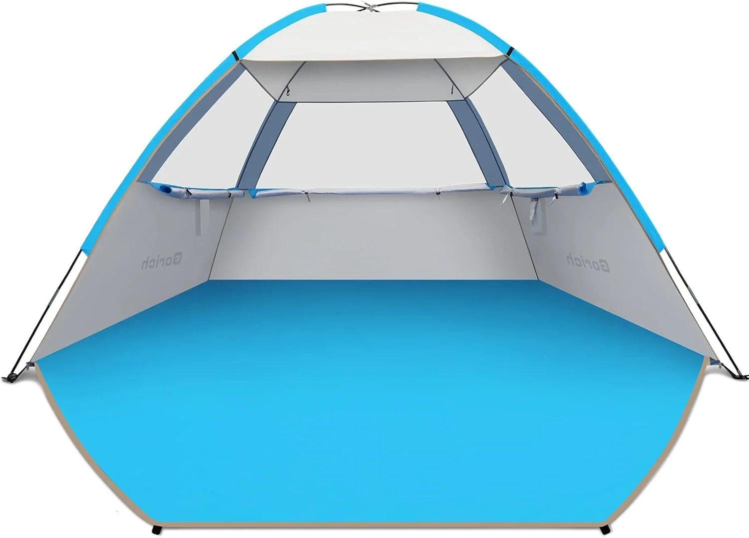 Beach Tent Sun Shelter for 3/4/6/8/10 Person with UPF 50?? UV Protection, Lightweight & Easy Setup Beach Shade - Image 2