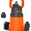 1/3 HP Submersible Utility Pump, 2790 GPH High Flow, Portable Sump Pump with Auto Water Sensor