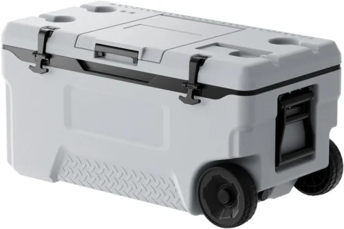 Ultra-Light Hard Cooler, Ice Retention Cooler with Heavy Duty Handle, Keeps Cool for up to 6 Days