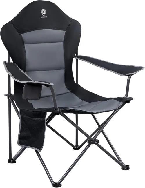 Alternative view of ADVANCED Folding Camping Chair with High Back Padded 2 Pack Oversized Portable Lawn Chairs Lightweight Sturdy Steel