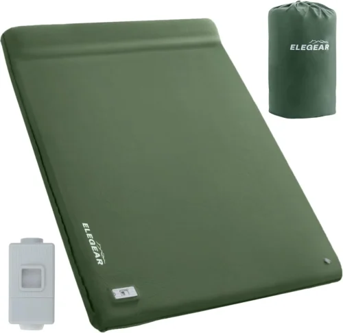 CumbreX? Self Inflating Sleeping Pad, 3.15 Ultra-Thick Memory Foam Camping Pad with Pillow Fast Inflating in 20s