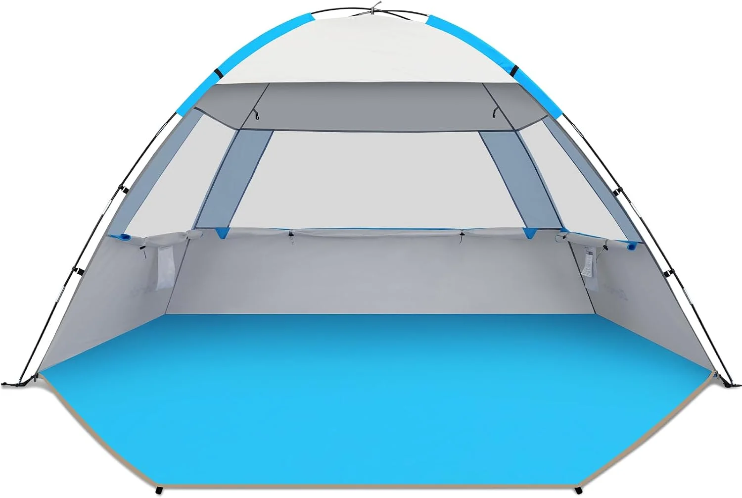 Beach Tent Sun Shelter for 3/4/6/8/10 Person with UPF 50?? UV Protection, Lightweight & Easy Setup Beach Shade - Image 14