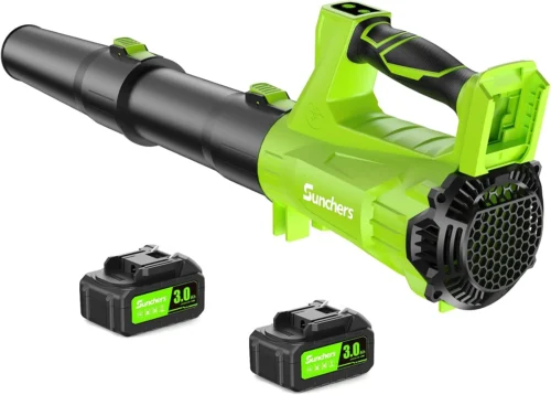 Leaf Blower Cordless 750CFM 250MPH with 3.0Ah Battery and Charger - For Yard Cleanup