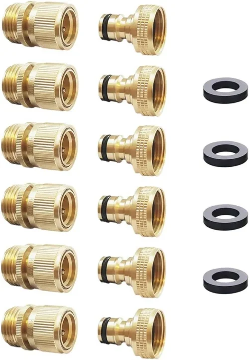 Alternative view of Hose Quick Connector Water Hose Qucik Connect Garden Hose Connectors Brass Hose connectors Water Quick Connect
