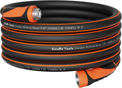 Tools Garden Hose 5/8, Water Hose Heavy Duty, 100ft Male to Female Fittings, Burst 600 PSI