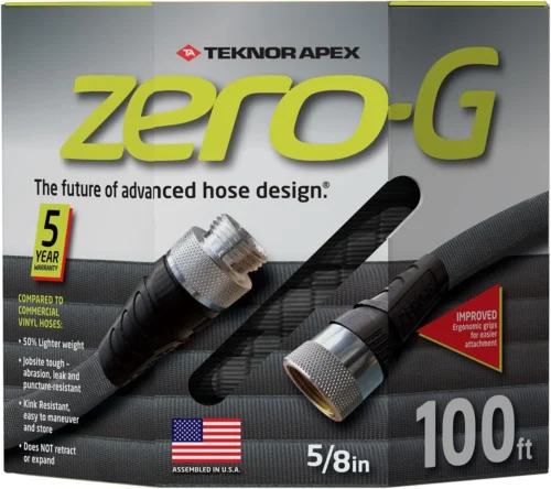 4001-100 Garden Hose, 5/8 x 100', Gray