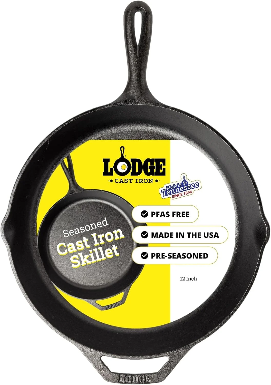 Nook Seasoned Cast Iron Skillet Set 8, 10.25 & 12 Inches - Image 11