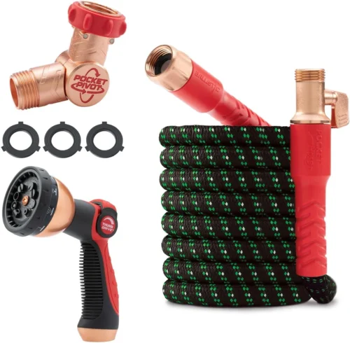 Alternative view of Hose Ballistic Double UV Edition 100 FT Expandable Garden Hose w/Pocket Pivot Swivel Connector