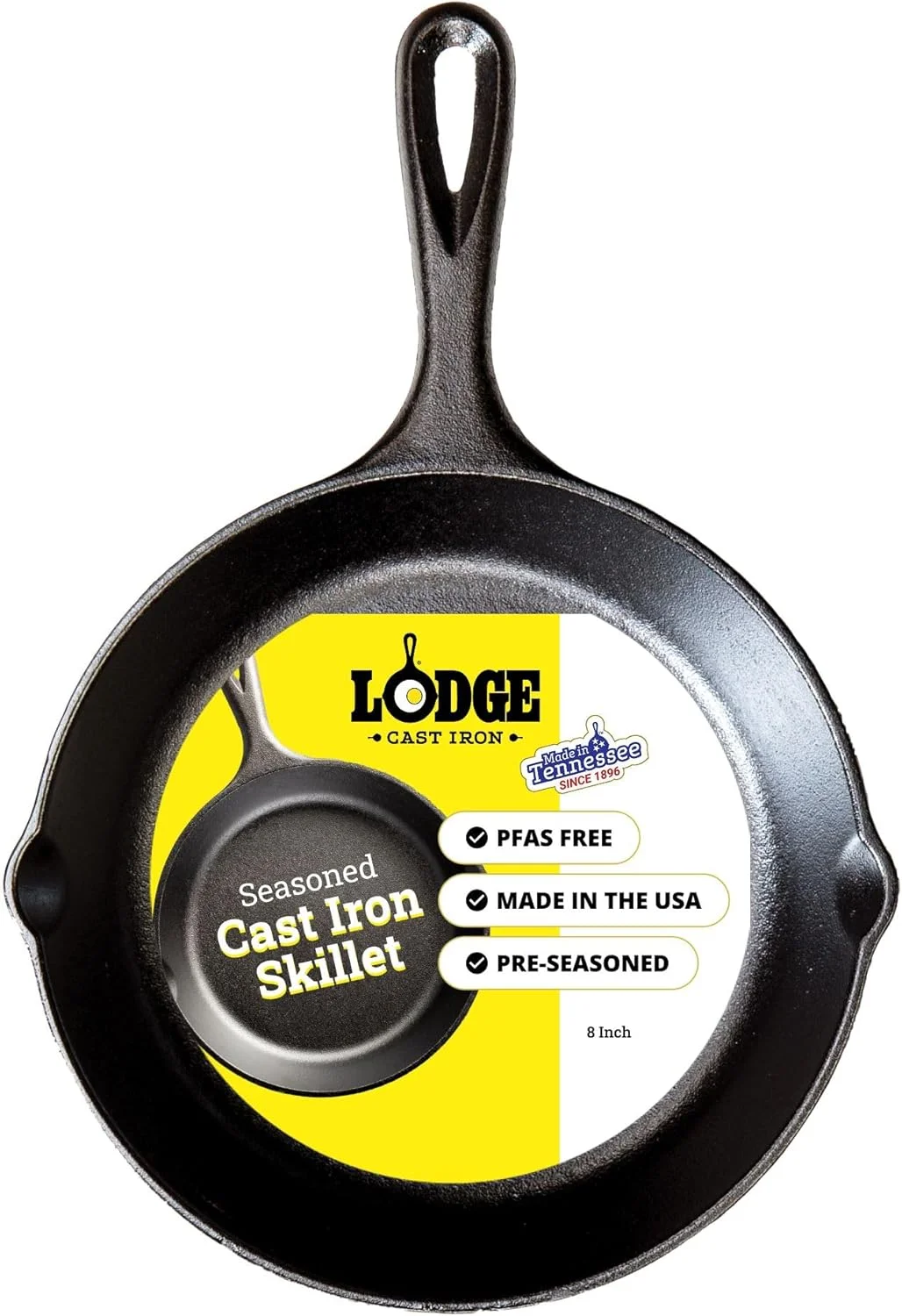 Nook Seasoned Cast Iron Skillet Set 8, 10.25 & 12 Inches - Image 3