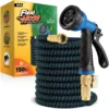 Hose Expandable Garden Hose with 8 Function Nozzle, 100FT, Lightweight Retractable Garden Hose
