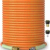 3/8 ID Pressure Washer Hose 50 ft, 4800 PSI Steel-Braided & Durable, Power Washer Hose with Swivel Quick
