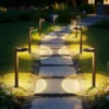 12 Pack Solar Pathway Lights Outdoor, 3 Color Temperatures Selectable CCT, Focused Ground Spot Lens, Brighter Up - For Home Projects