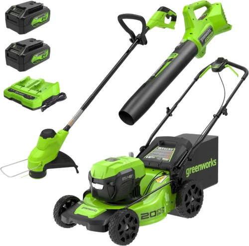 Alternative view of 48V 20 in Mower/Blower/Trimmer Kit, (2) 4.0 Ah Battery Kit - For Home Projects