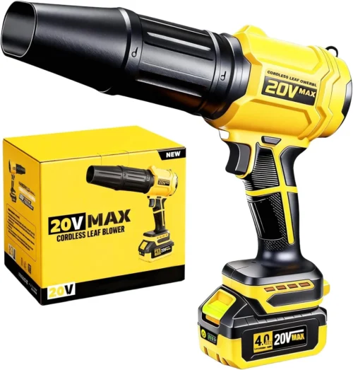 Leaf Blower for DEWALT 20V Max Battery, 720-CFM 180-MPH Handheld Electric Brushless Dust Blower with Light - For Yard Cleanup