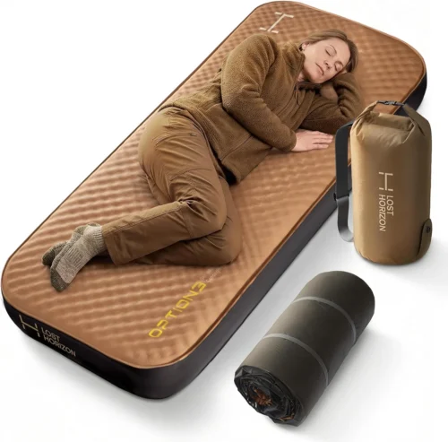 Alternative view of Horizon Air & Foam Camping Mattress, Self-Inflating Sleeping Pad, 4.5 Thick, with Pump Sack, R13 Insulation