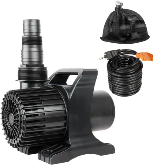 Alternative view of WATER 1800 GPH 100W IPX8 Submersible Small Pond Waterfall Pump, 32.8FT long power cord