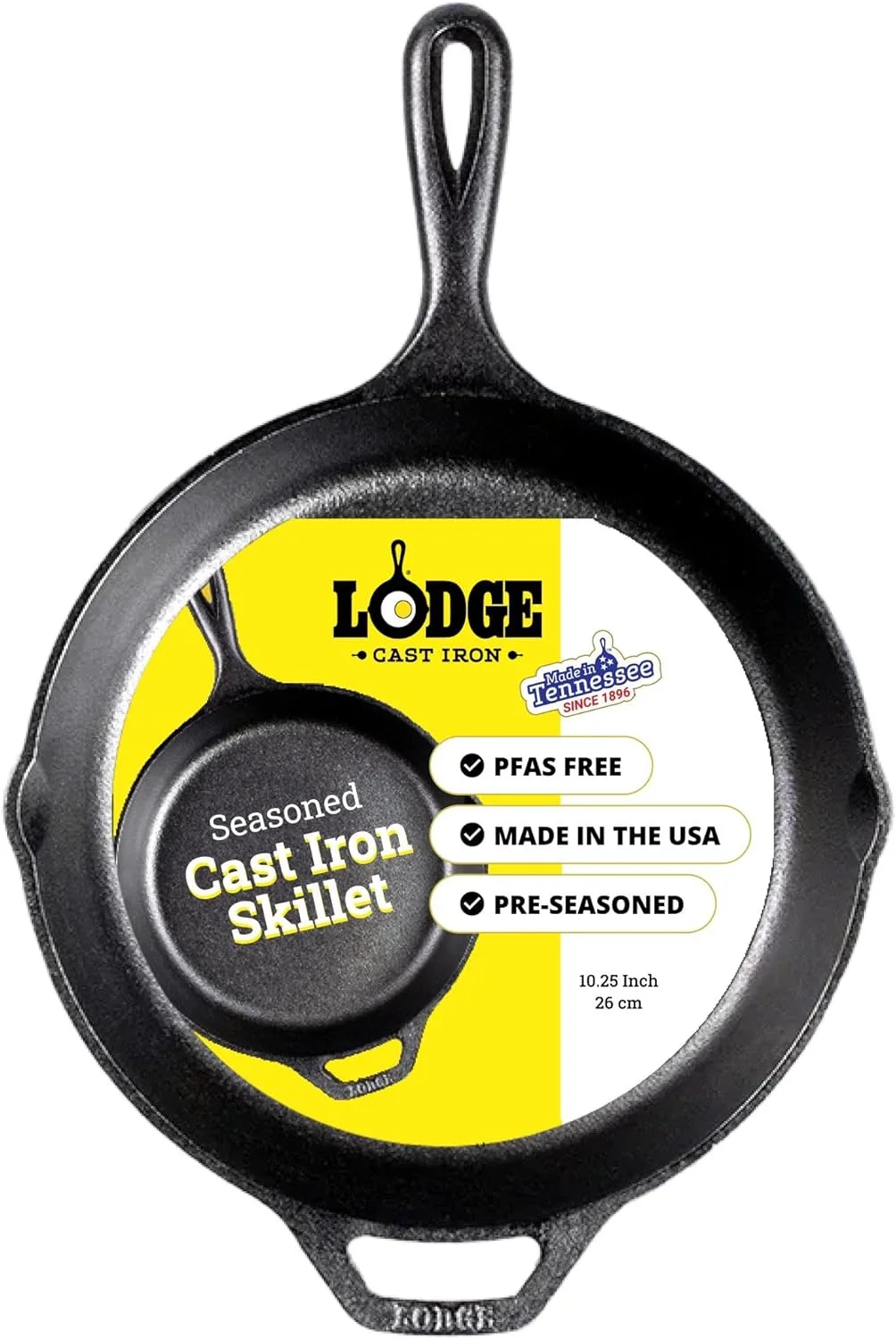 Nook Seasoned Cast Iron Skillet Set 8, 10.25 & 12 Inches - Image 6