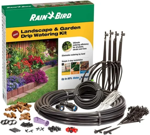 Bird LNDDRIPKIT Drip Irrigation Landscape/Garden Watering Kit with Drippers, Micro-Bubblers, Micro-Sprays