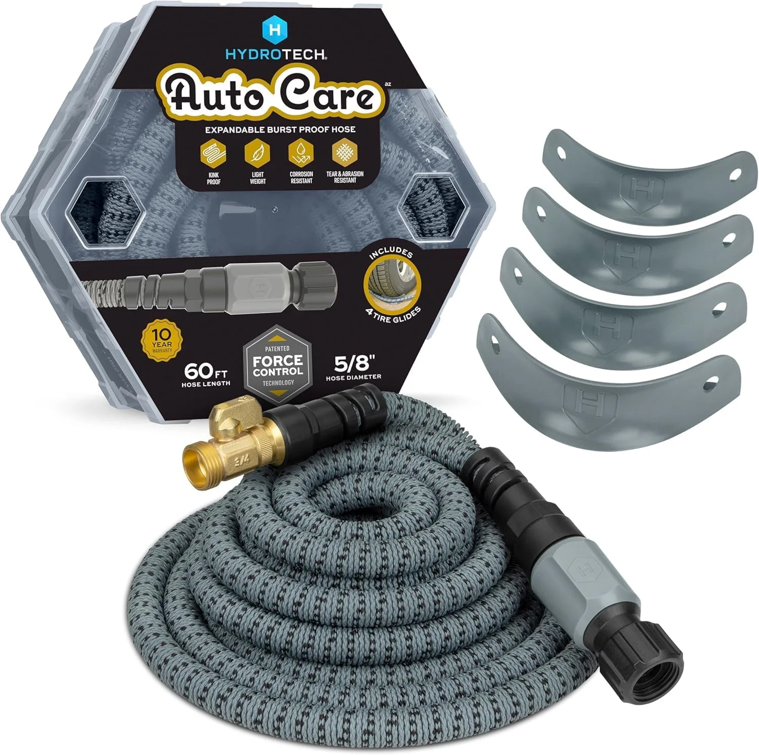 100 ft Expandable Burst-Proof Garden Hose, 5/8 in Diameter