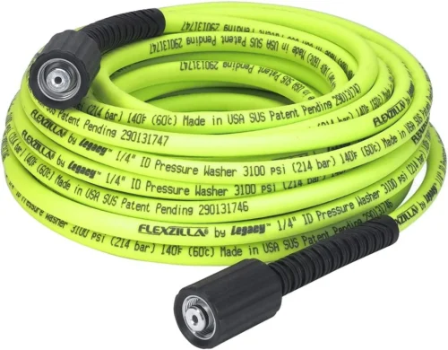 Alternative view of Pressure Washer Replacement Hose, 1/4 in. x 50 ft., 3600 PSI, M22 Fittings, No-Kink, Lightweight, ZillaGreen