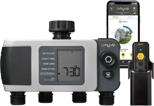 Alternative view of B-hyve XD 4-Port Smart Hose Watering Timer, App Controlled, 24634