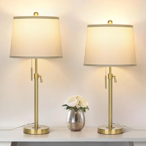 Lamp Set of 2, 3-Color Temperature, Bulb Included