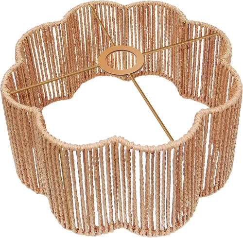 Hanging Light Lamp Shades Boho Rattan Lamp Shades