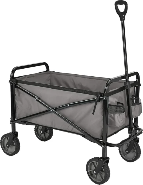 Alternative view of Basics Collapsible Heavy Duty Utility Wagon for Outdoor Sports, Camping, 265 Pounds Capacity