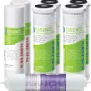 Water FILTER-MAX-ES50 Reverse Osmosis Filter Replacement Set, 50 GPD - For Home Projects