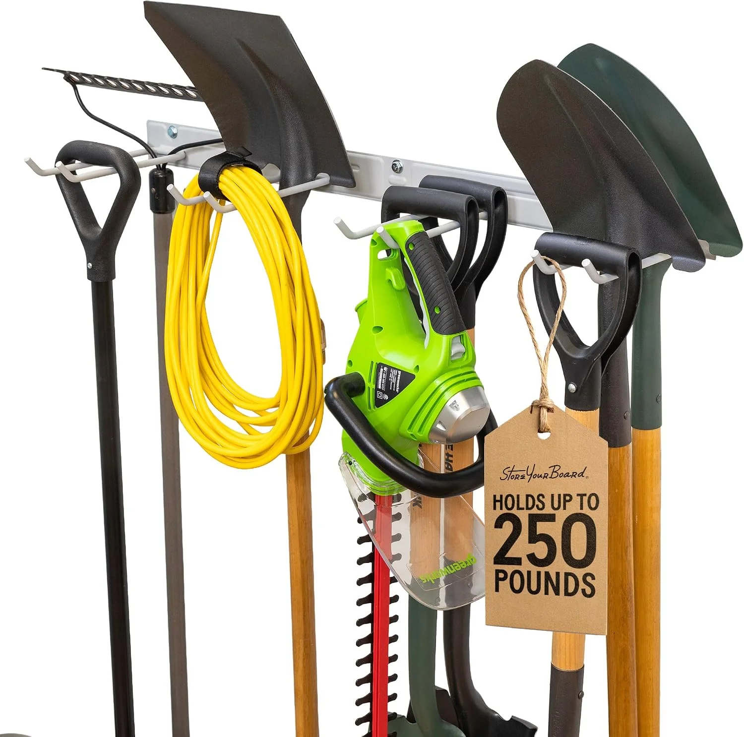 Garage Tool Organizer, 36 in, Holds 250 lb - For Garage Organization - Image 3
