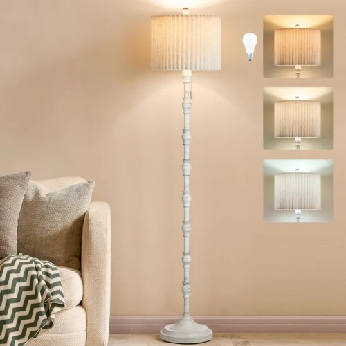 Alternative view of 63.5'' Floor Lamp, 3-Color Temperature, Pull Chain, Bulb Included