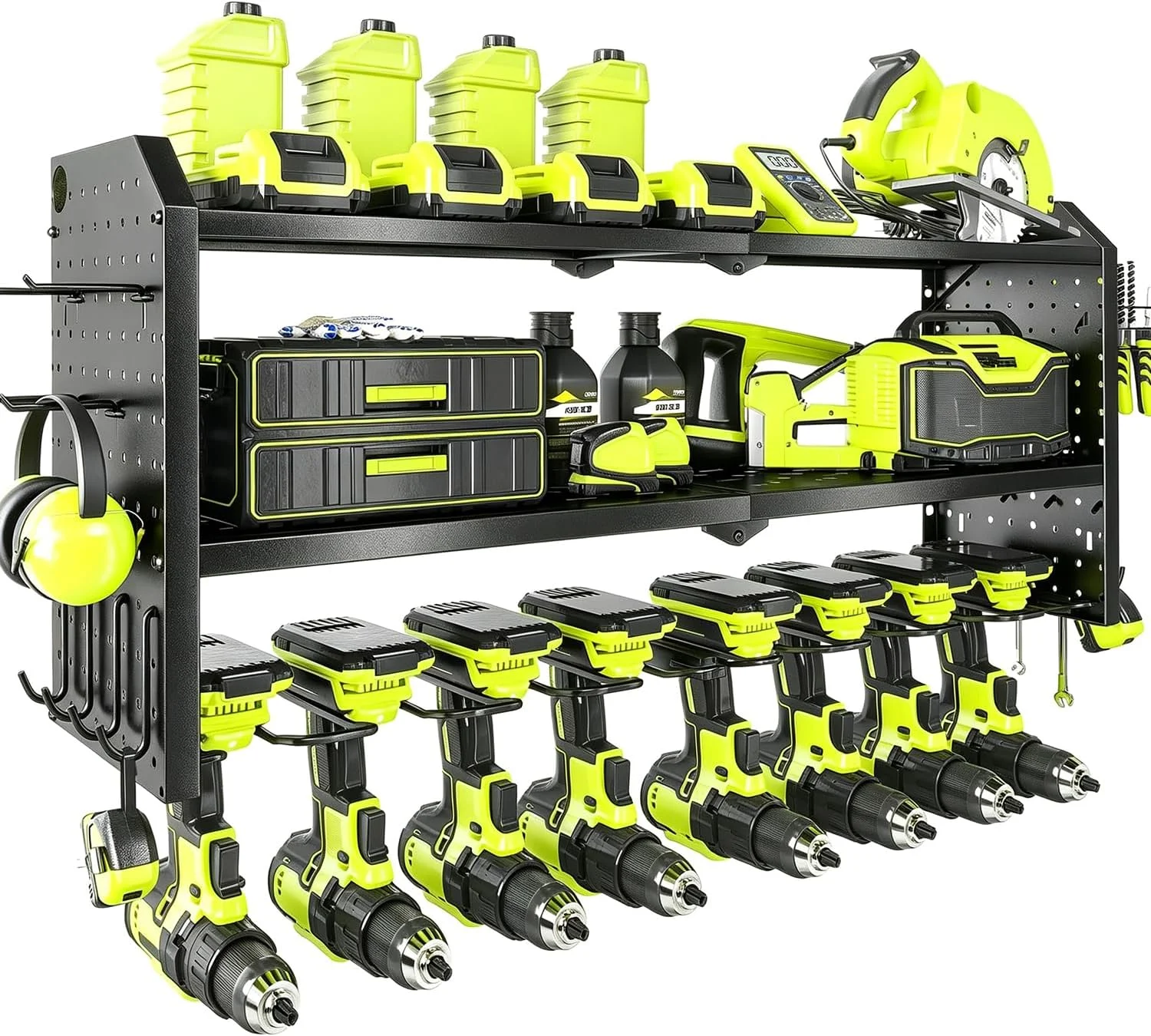 Power Tool Organizer, Garage Tool Organizers and Storage, Drill Holder Wall Mount, Storage Rack for Cordless - For Garage Organization - Image 5