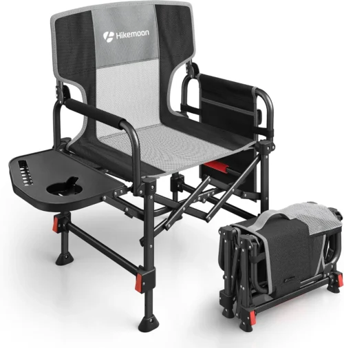 Folding Camping Director Chairs, Adjustable Height